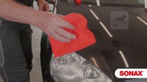 Цветной полироль с воском SONAX NanoPro . Инструкция по применению
