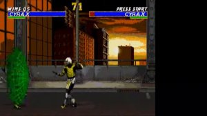 The Game Genie Player - Mortal Kombat III  (GENESIS) - CYRAX ONLY - RATED M