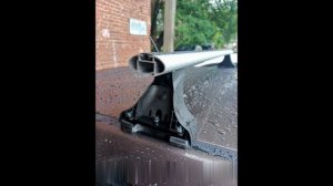 Установка багажника Атлант и бокса Diamond на Hyundai Solaris