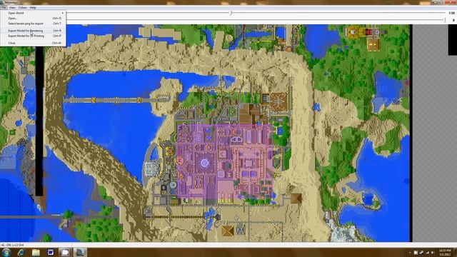 Minecraft World to .OBJ смотреть онлайн