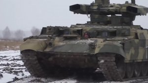 БМПТ _Терминатор_ на учениях