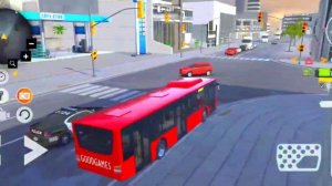 Red Bus Driving Simulator 2022 Android & iOS Gameplay