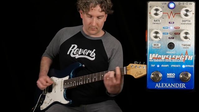 Alexander Pedals Wavelength High Bandwidth Digital Modulator | Reverb Tone Report Demo смотреть онлайн
