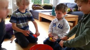 Milo Hero Siem en Janne grote beyblade battle