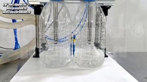 Машина розлива пенящихся продуктов. Дозатор с опускающимися соплами. Фасовочное оборудование.