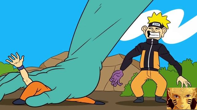 Наруто против Гоку. Фан