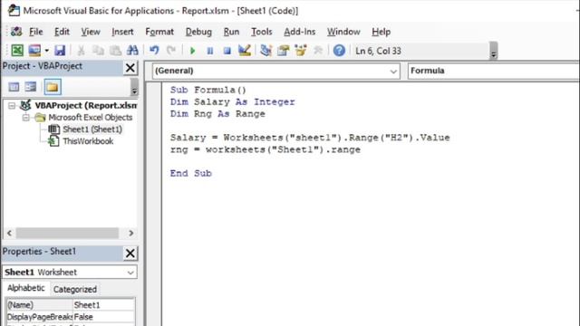VBA VLOOKUP in Excel | Visual Basic Application