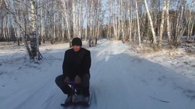 Детский мотоснегокат