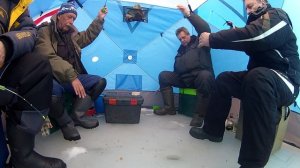 Ловля уклейки зимой со льда. Яузское водохранилище