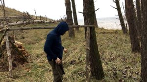 Поход в лес с ночевкой в ноябре