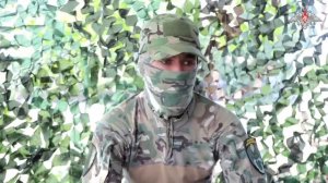 Разведчик-снайпер с позывным «Золотой»