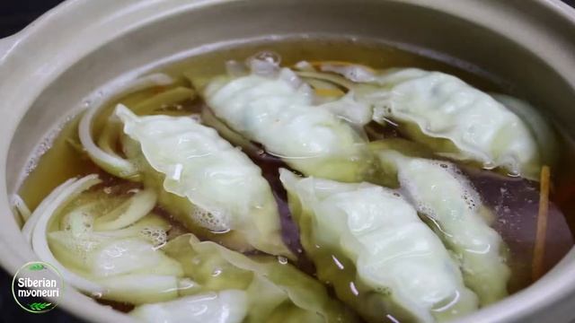 [Корейская еда]Как готовить Суп с манду (корейские пельмени)