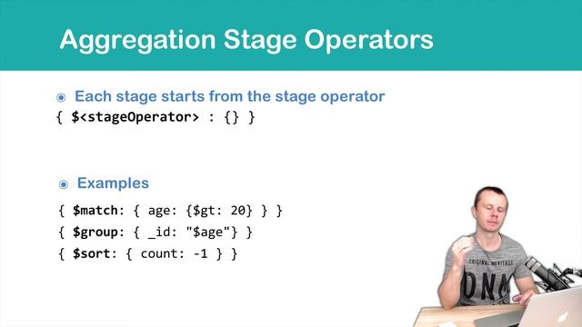05 Aggregation Stages Overview - MongoDB Aggregation Tutorial смотреть онлайн