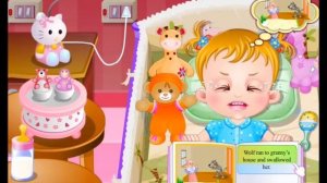 Baby Hazel Bed Time game Video for little Babies Хезел купается в ванне.