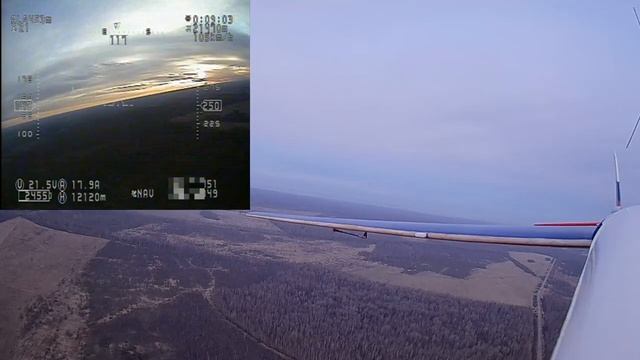 FY-41AP, режим NAV ,круизная скорость 144 км.ч.mp4