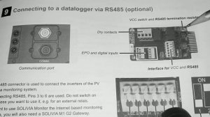 Solar Delta inverter Communication card setting