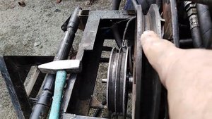 Установка двигателя на погрузчик часть1