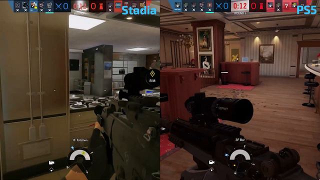 Rainbow Six: Siege Side by side comparison - Google Stadia vs PS5 - [Gaming Trend] смотреть онлайн