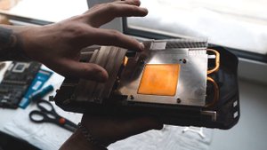 ЗАМЕНА ТЕРМОПАСТЫ И ПРОКЛАДОК НА PALIT GTX 1080TI