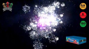 SB107 Фейерверк  "Суперовый" 0,8х180 залпов