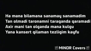 Elmurod Haqnazarov Elmurodman Karaoke minus text