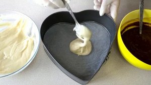 ПИРОГ "ЗЕБРА" НА СЫВОРОТКЕ.5 минут на тесто+ выпечка.