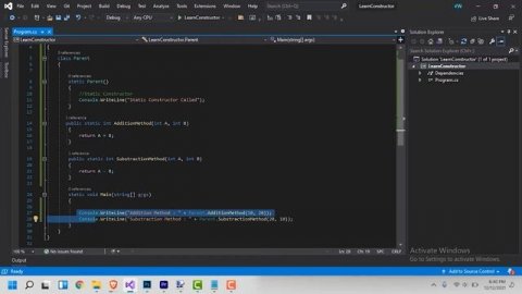 Static Constructor in C# With Practical Example in Hindi. C# Tutorial for beginners
