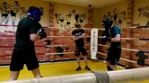 One day in the life of Chinuk Gym (21.02.2015). Sparring day. Part 2.