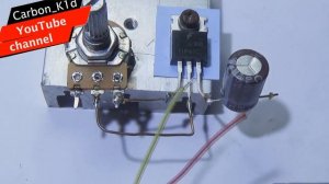 Простейший усилитель на одном транзисторе TIP41c с регулятором громкости