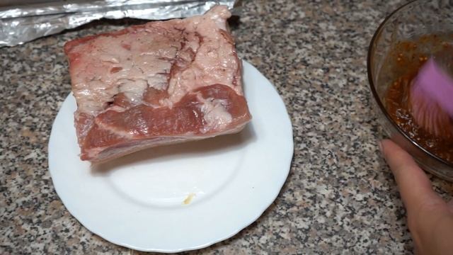 Очень вкусный и сочный Подчеревок в духовке. Простой рецепт