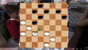 Цугцванг в шашках.