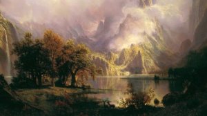 Beethoven - Appassionata ▲ Bierstadt - mountains
