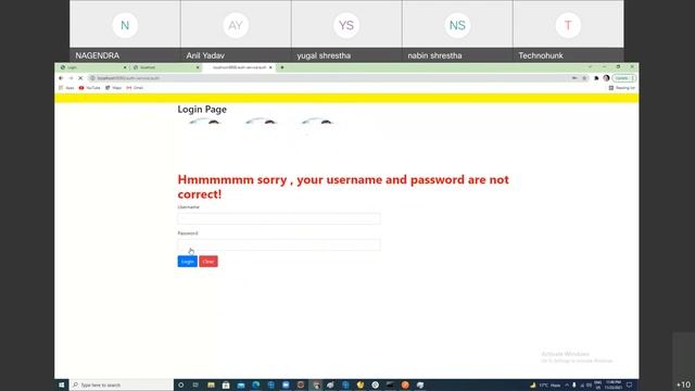 JSP-Servlet-Day-4-Design Login Page with in memory database смотреть онлайн