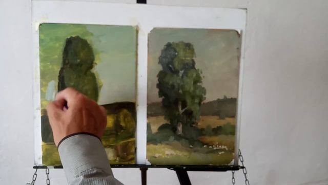 Масляная живопись 3. Продолжение этапа 1. смотреть онлайн