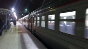 Электропоезд ЭД4-0014 станция Софрино