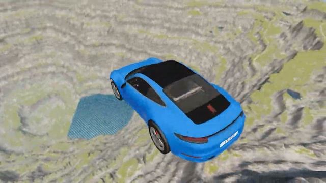 Удивительные машины прыгают и разбиваются в Leap of Death #02 - BeamNG Drive смотреть онлайн