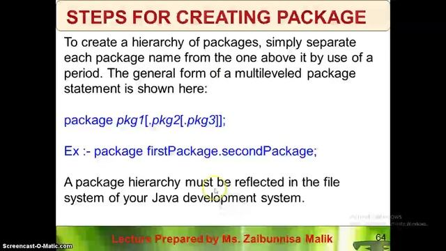 JAVA PACKAGES PART-3 смотреть онлайн