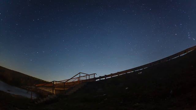 Startrails timelapse (таймлапс ночных звезд)
