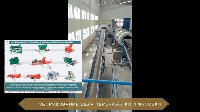 Завод производства органических удобрений и почвосмесей