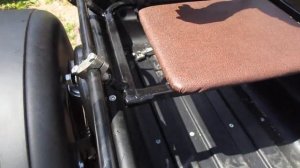 Мотоцикл Скаут-3. Сидушка для бокового прицепа