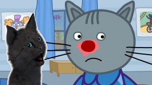 ТРИ КОТА ГОВОРЯЩИЙ СУПЕР КОТ ЛЕЧИТ НОС С КОЗЮЛЬКАМИ ( ИГРА для ДЕТЕЙ ) Три Кота Детский Доктор