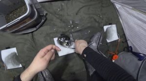 НОЧНАЯ, ЗИМНЯЯ РЫБАЛКА НА КАРАСЯ В ФЕВРАЛЕ  ОЗЕРО ЧАНЫ