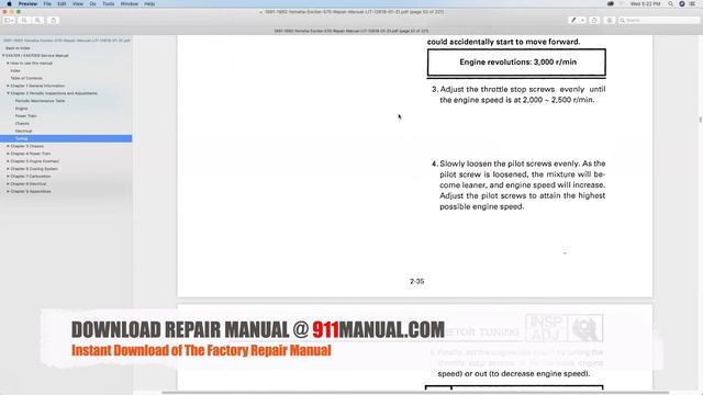 Yamaha Exciter 570 Carburetor Tuning Adjustment (Carb Tune-up) смотреть онлайн