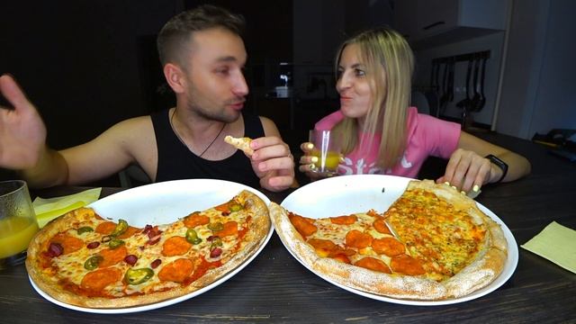 МУКБАНГ - ПИЦЦА ПЕППЕРОНИ, 4 СЫРА, ДЬЯБЛО / КОМАНДИРОВКИ И СЕМЬЯ смотреть онлайн