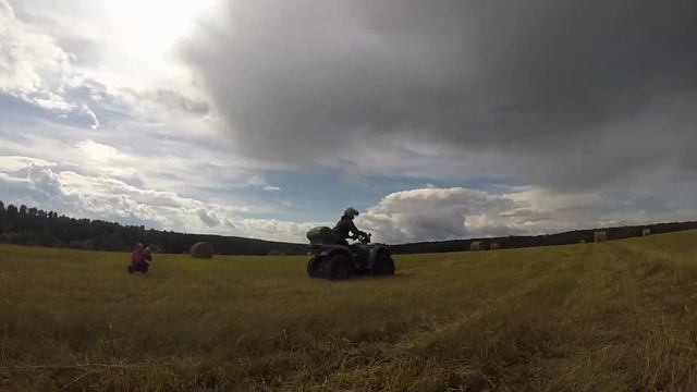 Чуть не утопили BRP Outlander и Suzuki KingQuad смотреть онлайн