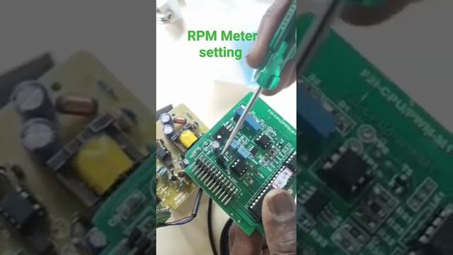 RPM meter setting