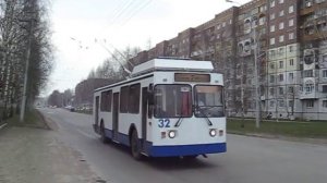 Кемерово, троллейбус №32 - Прибытие на Д/П "Шалготарьян"