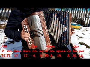 Любо, братцы, любо...  (разбор на гармони)