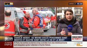 quenelle charlie hebdo bfmtv