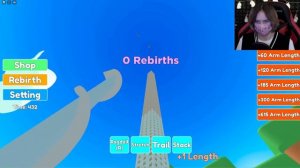 РОБЛОКС, НО РУКИ РАСТУТ КАЖДУЮ СЕКУНДУ!